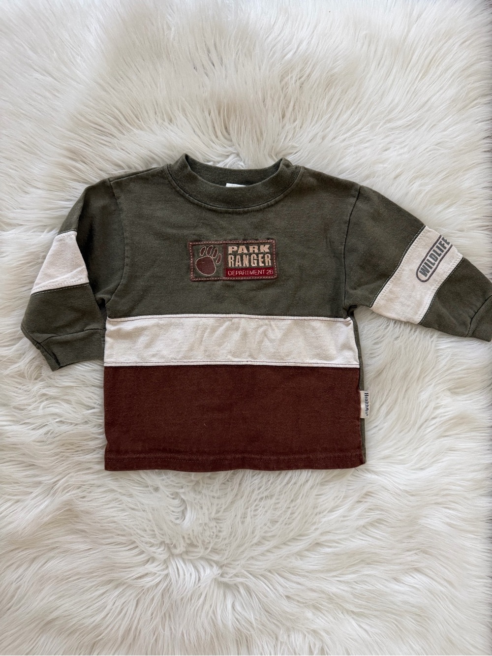 healthtex Park Ranger Colorblock Crewneck - vintage